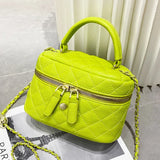 Rhombus Chain Box Mini Bag Shoulder Handbag