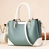 Spring Contrast Women's Large-capacity Handbag