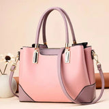 Spring Contrast Women's Large-capacity Handbag