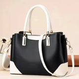 Spring Contrast Women's Large-capacity Handbag