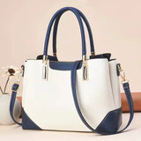 Spring Contrast Women's Large-capacity Handbag