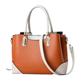 Spring Contrast Women's Large-capacity Handbag