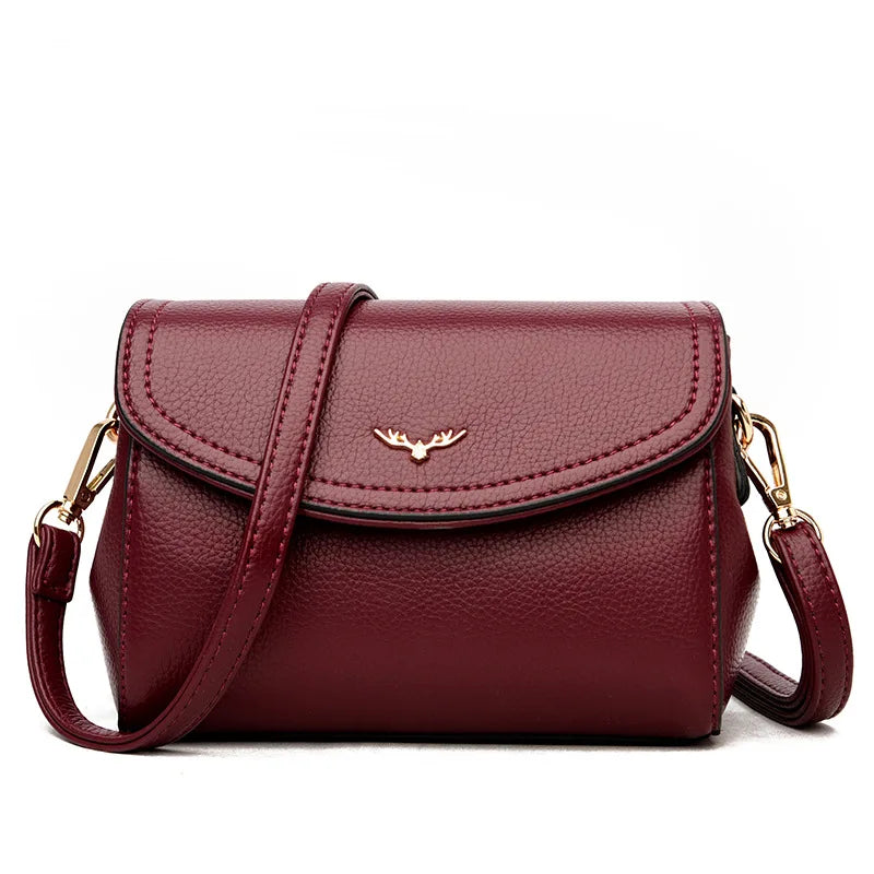 Women's Shoulder Bag High Capacity Crossbody Bags Leather Messenger