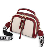 Small Contrast Top-Handle Bag Women Crossbody Bags Phone Purse