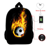 Soccerly Children School Bags 3D Prints Backpack for Boys