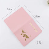 World Map Passport Cover & Luggage Tag Set