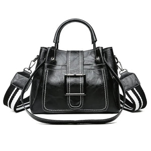 Casual Large Capacity Bucket Bag Women Shoulder Handbag