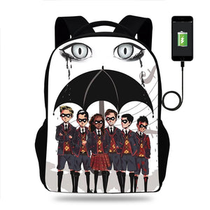Umbrella Academy School Backpack - Boys & Girls