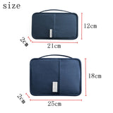 Waterproof Travel Wallet Family Passport Holder Document Case Organizer