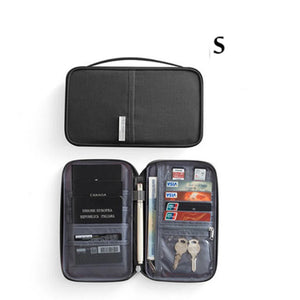 Waterproof Travel Wallet Family Passport Holder Document Case Organizer