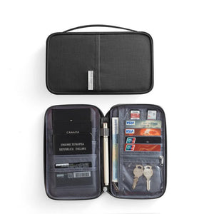 Travel Wallet Family Passport Holder Waterproof Document Organizer