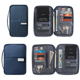 Waterproof Travel Wallet Family Passport Holder Document Case Organizer