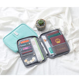 Waterproof Travel Wallet Family Passport Holder Document Case Organizer