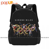Hot Simone Biles Backpack Large Capacity 3D Printing Outdoor Running