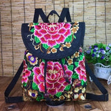 Vintage Embroidery Women Small Backpacks