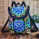 Vintage Embroidery Women Small Backpacks