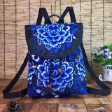 Vintage Embroidery Women Small Backpacks