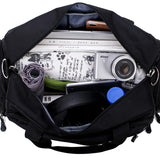 Waterproof Nylon Travel Handbag Men Carry On Weekend Bags Vintage Duffel