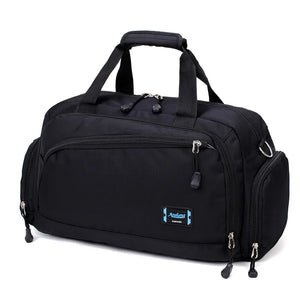 Waterproof Nylon Travel Handbag Men Carry On Weekend Bags Vintage Duffel