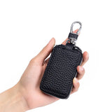 Leather Key Wallets Zipper Car Key Wallet Key Case Housekeeper Holders