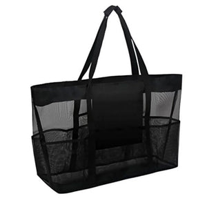 Hot Women Bag Travel Makeup Case Breathable Mesh Beach Toys Bag