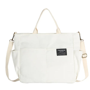 Women's Retro Large Size Canvas Shoulder Bag Crossbody Handbag