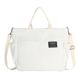 Women's Retro Large Size Canvas Shoulder Bag Crossbody Handbag