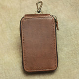 Vintage Layer Cowhide Men Key Wallets