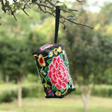 National Embroidery Mini Women Shopping Handbags