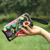 National Embroidery Mini Women Shopping Handbags