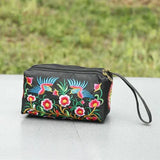 National Embroidery Mini Women Shopping Handbags