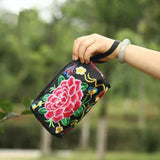 National Embroidery Mini Women Shopping Handbags