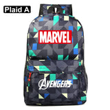 Starry Sky School Bag for Teens, Oxford Cloth Backpack for Boys and Girls