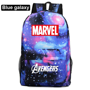 Starry Sky School Bag for Teens, Oxford Cloth Backpack for Boys and Girls