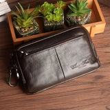 Men Leather Hip Bum Belt Hook Fanny Waist Pack Loop Mobile Bag