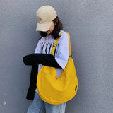 Hot Canvas Bag Casual Shoulder Bag Crossbody Bags For Women Dumplings Bag