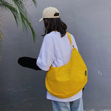 Hot Canvas Bag Casual Shoulder Bag Crossbody Bags For Women Dumplings Bag