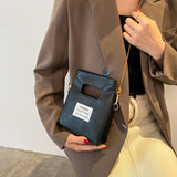 Solid Crossbody Bag for Women Small Handle Bag