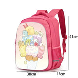 Girls Cartoon Anime Schoolbag Elementary School Backpack