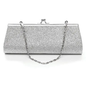 Women Glitter Clutch Evening Party Wedding Handbag