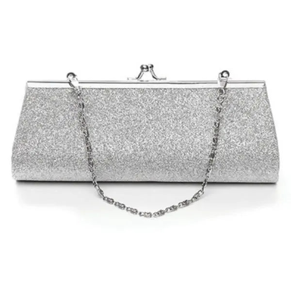 Women Glitter Clutch Evening Party Wedding Handbag