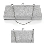 Women Glitter Clutch Evening Party Wedding Handbag