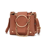 Women Leather Handbags Chain Shoulder Messenger Bag