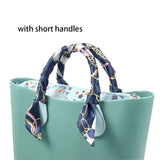 1 Pair Long Floral Scarf for O Bag Handles