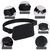 Adjustable Nylon Fanny Pack Waterproof Waist Bag for Running