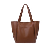 Women's Large Shoulder Bag PU Leather Wild Tote Capacity for Women