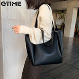 Women's Large PU Leather Shoulder Bag #LAHXZ-209