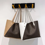 Large Women's Shoulder Bag PU Leather Wild Bag