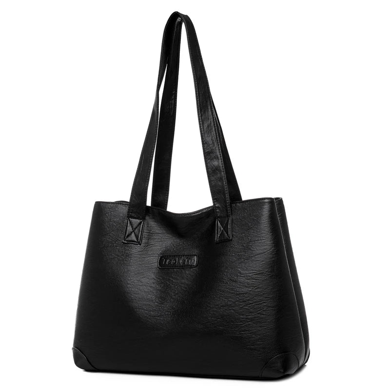 Women's Large Capacity Leather Shoulder Bag