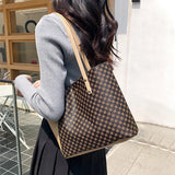 Large Women's Shoulder Bag PU Leather Wild Bag